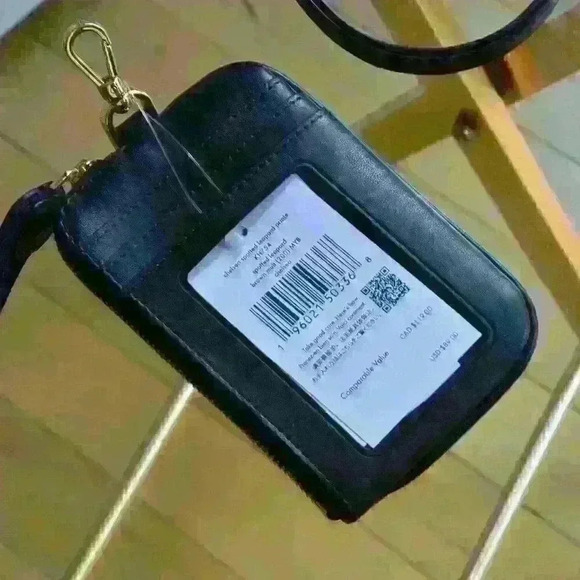 Kate Spade KH754 Chelsea Leopard Card Case Lanyard - Picture 4 of 6